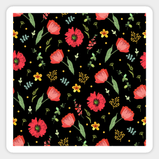 Bright summer flowers Sticker